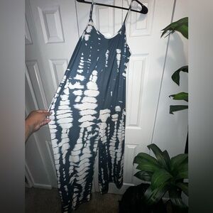 Stylish Black and White Jumpsuit